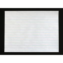 School Smart Practice Composition Paper, 10-1/2 x 8 Inches, 1/2 Inch Ruled Long Way, White, 500 Sheets 085245