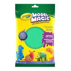Crayola Model Magic Non-Toxic Mess-Free Modeling Dough, 4 oz, Green, Item Number 1381525
