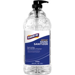 Image for Genuine Joe Gel Hand Sanitizer, 67.6 Ounce Pump, Fresh Citrus, Clear from School Specialty