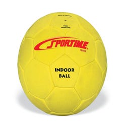 Image for Sportime Fuzzy-Suede Indoor Soccer Ball, Number/Size 4, Yellow from School Specialty