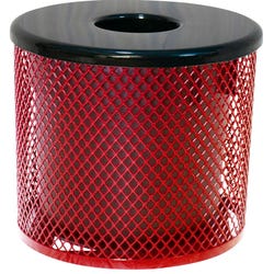 Image for UltraSite 32 Gallon Diamond Pattern Trash Receptacle from School Specialty