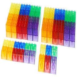 Image for TickiT Translucent Module Blocks, Set of 90 from School Specialty