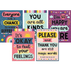 Teacher Created Resources Positive Poster Set of 5, Item Number 2090599