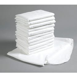 Children's Factory Washable Blanket, 100% Cotton, White, Pack of 12, for Use with All Cots, Item Number 1427750