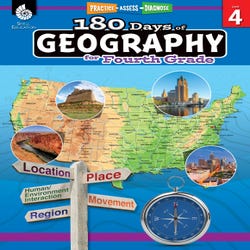 Image for Shell Education 180 Days of Geography for Fourth Grade from School Specialty