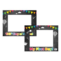 Image for Astrobrights Photo Op Frame, My First Day & 100th Day from School Specialty