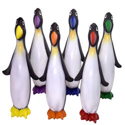 Image for Sportime Rubberlike Penguins, Assorted Colors, Set of 6 from School Specialty