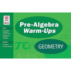 Image for PCI Educational Publishing Pre-Algebra Warm-Ups, Geometry from School Specialty
