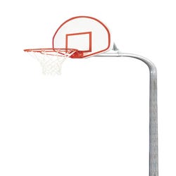 Image for Bison Gooseneck 3-1/2 In Tough Duty Finished Aluminum Fan Playground Basketball System from School Specialty