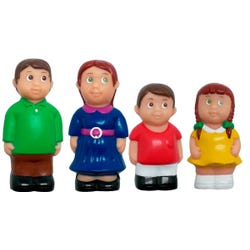 Image for Get Ready Kids Play Figures, 5 Inches, Caucasian Family, Set of 4 from School Specialty