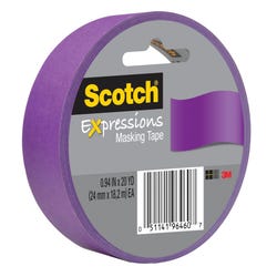Image for Scotch Expressions Masking Tape, 0.94 Inch x 20 Yards, Purple from School Specialty