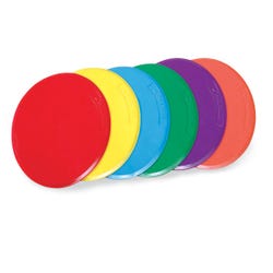 Image for Sportime Spot Markers, 10 Inches, Assorted Colors, Set of 6 from School Specialty