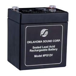 Image for Oklahoma Sound Rechargeable Battery for Oklahoma Sound Corporation Sound Lecterns, 12 Volt, 2-3/4 x 2-3/4 x 3-1/2 Inches from School Specialty