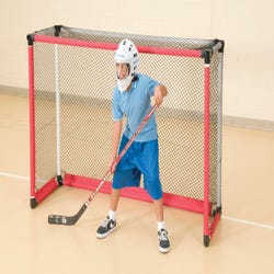 Image for Sportime ProGoal Multi-Purpose Hockey Goal, 72 x 48 x 24 Inches, White Nylon Net from School Specialty