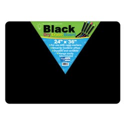 Image for Flipside Dry Erase Board, Pain, 24 x 36 Inches, Black from School Specialty