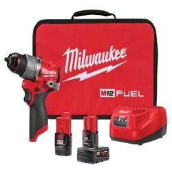 Image for Milwaukee M12 Fuel Hammer Drill/Driver Kit, 1/2 in from School Specialty