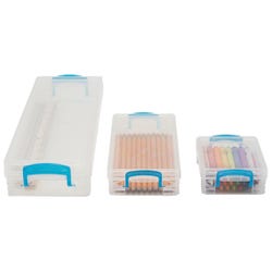 Image for Super Stacker School Kit, Assorted Sizes, Clear, Set of 3 from School Specialty