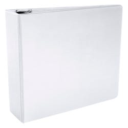 Image for School Smart Round Ring Binder, Polypropylene, 3 Inches, White from School Specialty