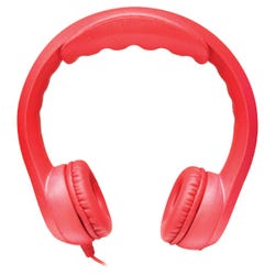 Image for HamiltonBuhl Kids Flex-Phones On-Ear Headphones, 3.5mm, Red from School Specialty