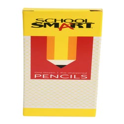 Image for School Smart No 2 Pencils, Pre-Sharpened, Hexagonal with Latex-Free Erasers, Pack of 12 from School Specialty