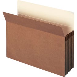 Image for Smead File Pocket, Letter Size, 5-1/4 Inch Expansion, Straight Cut, Redrope, Pack of 10 from School Specialty