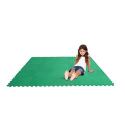Image for Edushape Puzzle Play Mat Set, 12 x 12 Inches, Green, Set of 25 from School Specialty