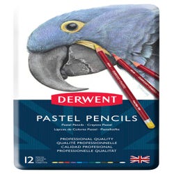 Image for Derwent Pastel Pencils, Assorted Colors, Set of 12 from School Specialty