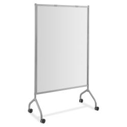 Image for Safco Impromptu Magnetic Collaboration Screen with Full Magnetic Whiteboard Panel, 42 X 21-1/2 X 72 in, Steel Gray Frame from School Specialty