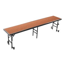 Image for National Public Seating Straight Standing Choral Riser with Hardboard Surface - 96 x 18 x 24 inches from School Specialty