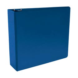 Image for School Smart D Ring Binder, Polypropylene, 3 Inches, Blue from School Specialty