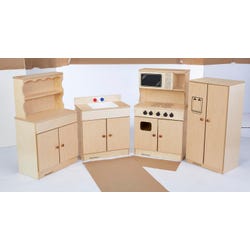 Childcraft Traditional Play Kitchen Set, 4 Pieces, Item Number 1474931