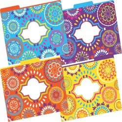 Image for Barker Creek File Folders, Moroccan Design, Letter Size, Set of 12 from School Specialty