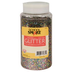 School Smart Craft Glitter, 1 Pound Jar, Multi-Color 2004131