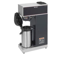Image for Bunn-O-Matic Airpot Pour-Over Coffee Brewer, 1.4 Liter, Stainless Steel, Black from School Specialty