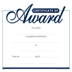 Image for Achieve It! Raised Print Certificate of Award Recognition Award, 11 x 8-1/2 inches, Pack of 25 from School Specialty