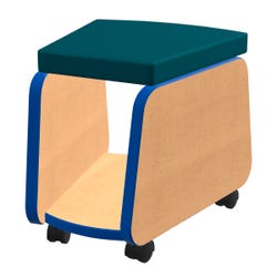 Image for Classroom Select Rex Mobile Storage Stool from School Specialty