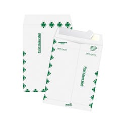 Image for Quality Park Tyvek First Class Envelopes, 6 x 9 Inches, White, Box of 100 from School Specialty