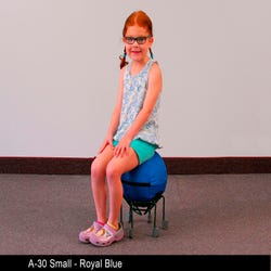 Image for AlertSeat Therapeutic Stability Ball Chair with Green Base, Small from School Specialty