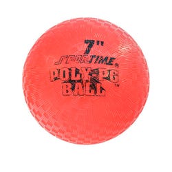 Image for Sportime Poly Playground Ball, 7 Inches, Red from School Specialty
