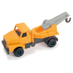 Image for Dantoy Tow Truck Toy, 9-1/2 Inches, Orange and Grey from School Specialty