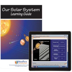 Newpath Learning - Our Solar System Student Learning Guide with Online Lesson 2087488