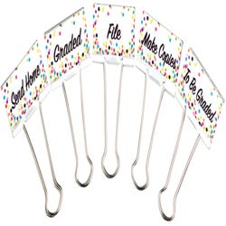 Image for Teacher Created Resources Confetti Classroom Management Large Binder Clips, Set of 5 from School Specialty