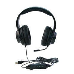 Image for Califone G200 Over-Ear Gaming Headset, USB, Black from School Specialty
