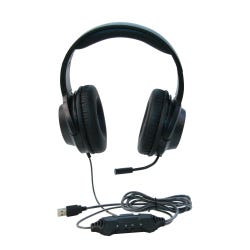 Image for Califone G200 Over-Ear Gaming Headset, USB, Black from School Specialty