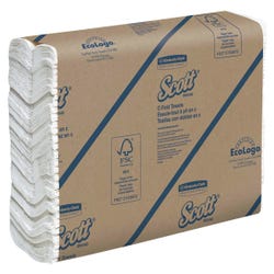 Image for Kimberly-Clark Scott Surpass C-Fold Towel, White, Pack of 2400 from School Specialty