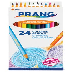 Prang Colored Pencils, Assorted Colors, Set of 24 405901
