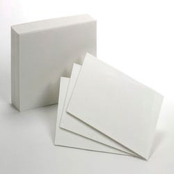 Image for Oxford Blank Index Cards, 3 x 5 Inches, White, Pack of 100 from School Specialty
