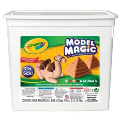 Image for Crayola Model Magic Modeling Dough Set, 8 Ounce, Assorted Natural Color, Set of 4 from School Specialty