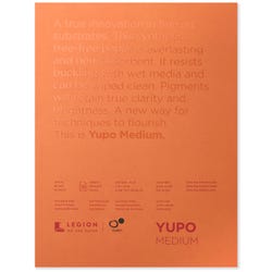 Image for Yupo Waterproof Watercolor Pad, 9 x 12 Inches, 74 lb, 10 Sheets from School Specialty