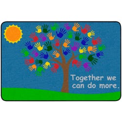 Image for Childcraft Together Tree Carpet, 6 x 9 Feet, Rectangle from School Specialty